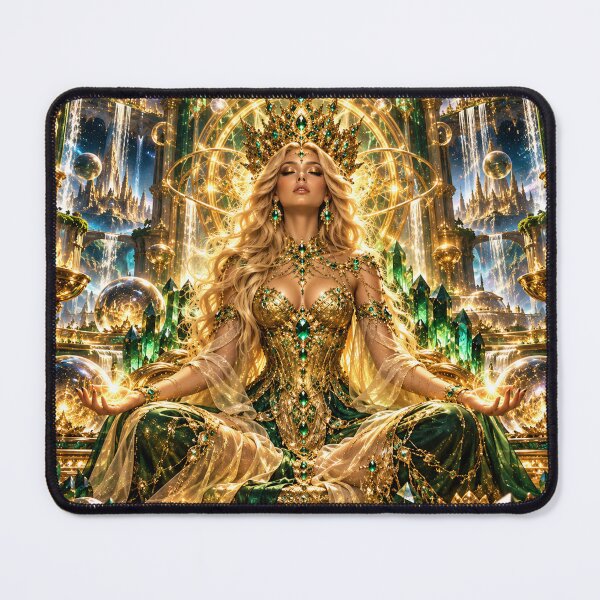 Item preview, Emerald Oracle of the Eternal Source designed and sold by PurvaNimfaMagic.