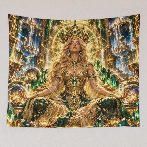 Item preview, Emerald Oracle of the Eternal Source designed and sold by PurvaNimfaMagic.