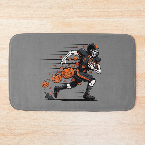 Item preview, Funny Skeleton Playing Football Halloween designed and sold by Millsoft.