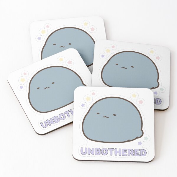 Item preview, Cute Chibi Tardigrade Water Bear Unbothered Chill Sticker designed and sold by xiaoxiaochibi.