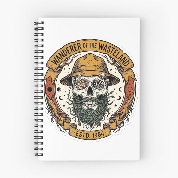 Item preview, Wanderer of the Wasteland | Overgrown Vintage Nature Skull designed and sold by Zietvane.