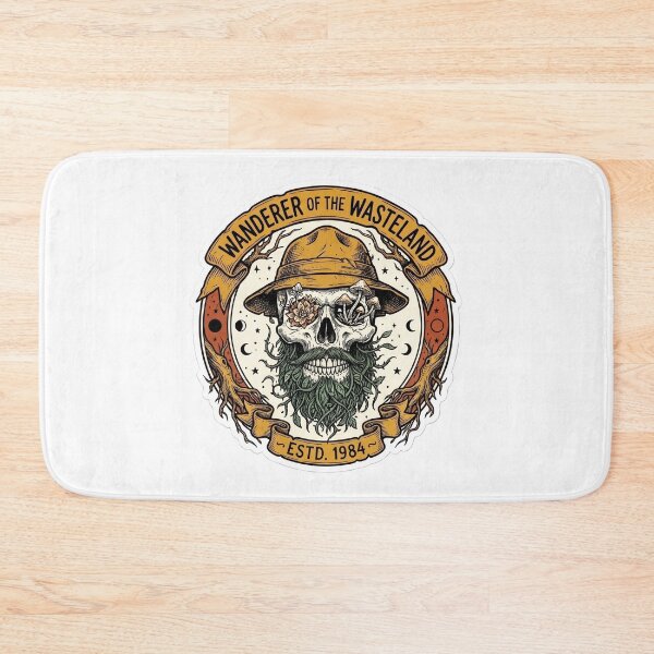 Item preview, Wanderer of the Wasteland | Overgrown Vintage Nature Skull designed and sold by Zietvane.