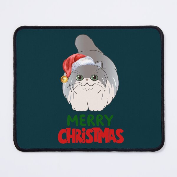 Item preview, Cute Persian Cat Merry Christmas Holiday Art designed and sold by stormk10.