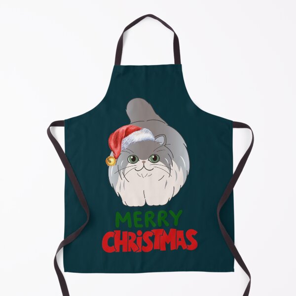 Item preview, Cute Persian Cat Merry Christmas Holiday Art designed and sold by stormk10.