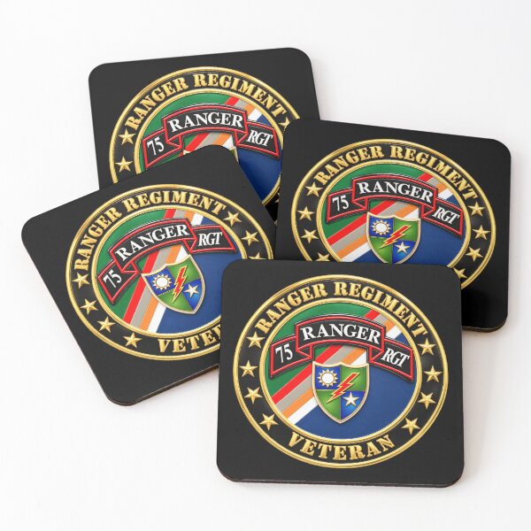 Item preview, Army - Ranger Regiment Veteran - Scroll - DUI - 3D - Enhanced designed and sold by Military Insignia Products.