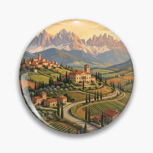 Item preview, Veneto Italy Vintage Travel Poster – Venice Lagoon Dolomites Prosecco Hills designed and sold by Bomax121.