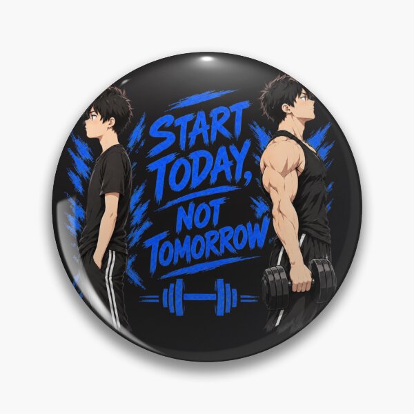 Item preview,  Start Today, Not Tomorrow - Gym Fit ALT BLUE designed and sold by AsotenDesigns.