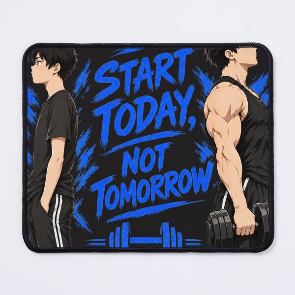 Item preview, Start Today, Not Tomorrow - Gym Fit ALT BLUE designed and sold by AsotenDesigns.