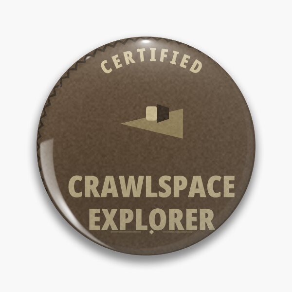 Item preview, Certified Crawlspace Explorer HVAC Tech Patch Tee designed and sold by thestevebro.