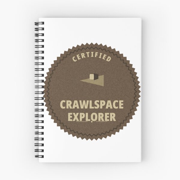 Item preview, Certified Crawlspace Explorer HVAC Tech Patch Tee designed and sold by thestevebro.