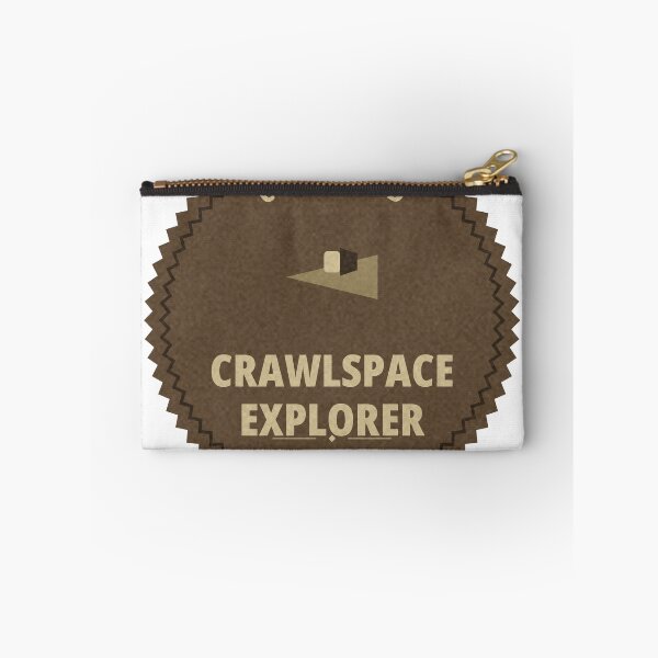 Item preview, Certified Crawlspace Explorer HVAC Tech Patch Tee designed and sold by thestevebro.