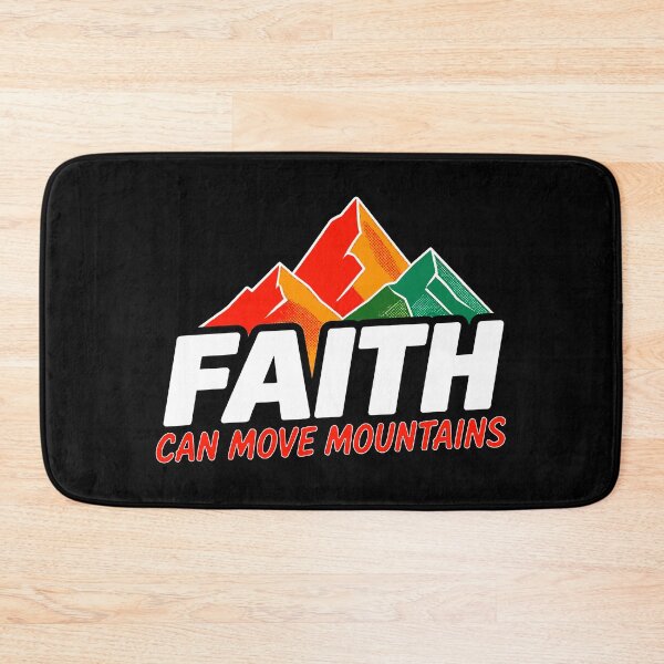 Item preview, Matthew 17:20 Faith Can Move Mountains designed and sold by plushism.