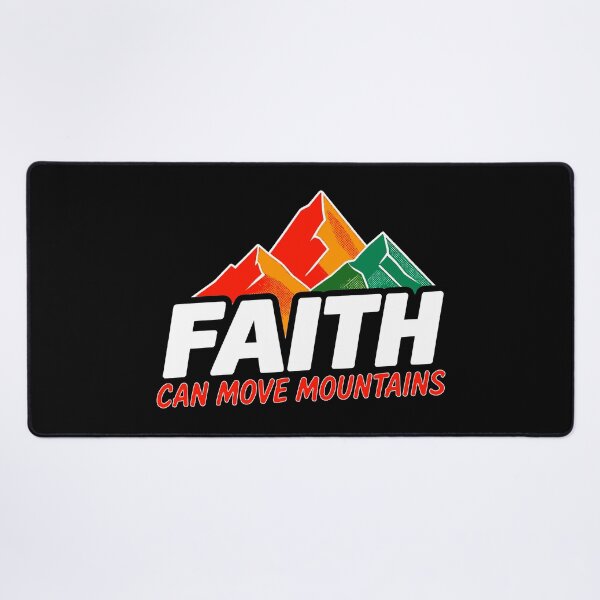 Item preview, Matthew 17:20 Faith Can Move Mountains designed and sold by plushism.