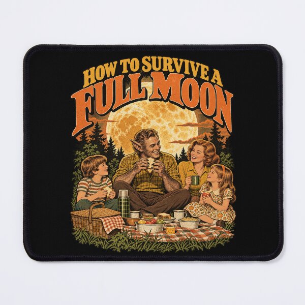 Item preview, How to Survive a Full Moon designed and sold by 966 A.D..