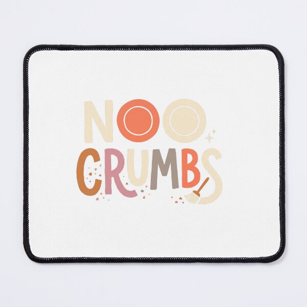 Item preview, No Crumbs – Funny Bold Retro Typography Quote designed and sold by CreativeArtisanPrints Shop.