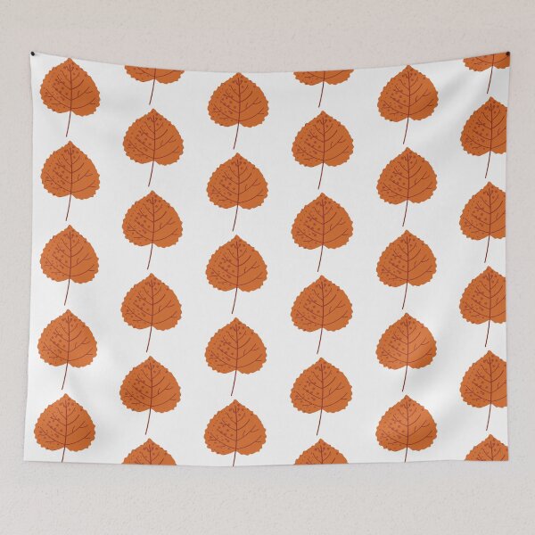 Item preview, Orange Autumn Birch Leaf Illustration designed and sold by BetweenForms.