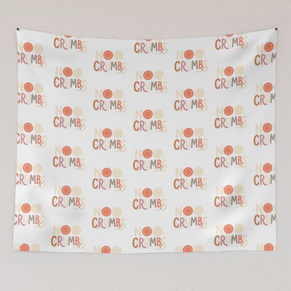 Item preview, No Crumbs – Funny Bold Retro Typography Quote designed and sold by CreativeArtisanPrints Shop.