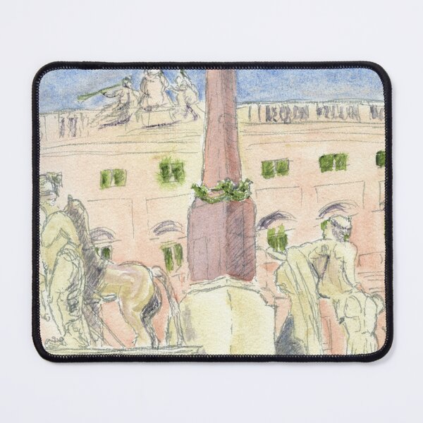 Item preview, The Statues of Castor and Pollux, or the Dioscuri, and Obelisk on the Quirinale, Rome designed and sold by LymphomaLass.