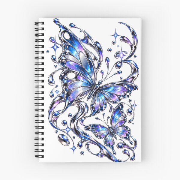 Item preview, Chrome Butterfly Y2K Iridescent designed and sold by GingaArt.
