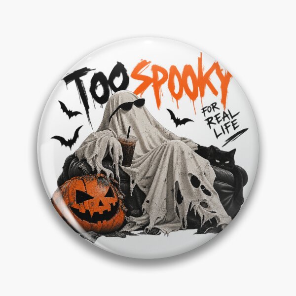 Item preview, Too Spooky For Real Life Chill Ghost Iced Coffee Halloween designed and sold by zzz888.