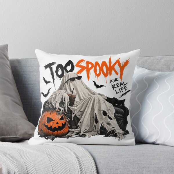 Item preview, Too Spooky For Real Life Chill Ghost Iced Coffee Halloween designed and sold by zzz888.
