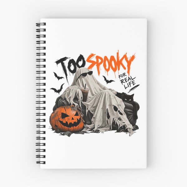 Item preview, Too Spooky For Real Life Chill Ghost Iced Coffee Halloween designed and sold by zzz888.