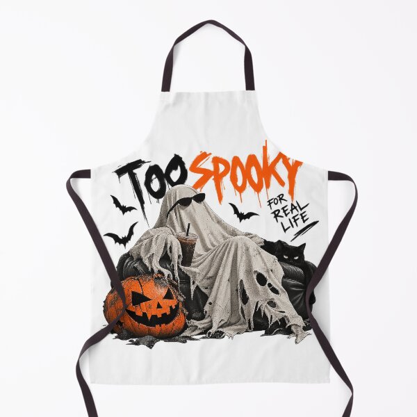 Item preview, Too Spooky For Real Life Chill Ghost Iced Coffee Halloween designed and sold by zzz888.