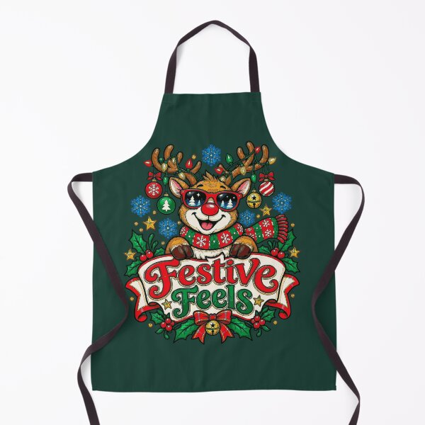 Item preview, Festive Feels Christmas Reindee designed and sold by Unfiltered-Still-Here.