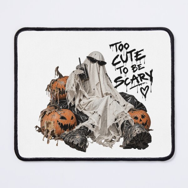 Item preview, Too Cute To Be Scary Chunky Boots Ghost Iced Coffee designed and sold by zzz888.