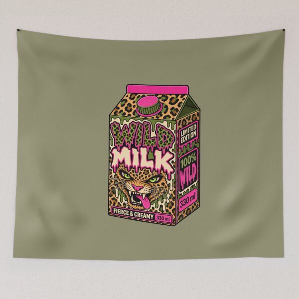 Item preview, Wild Milk – Fierce & Creamy Leopard designed and sold by Aimetoi.