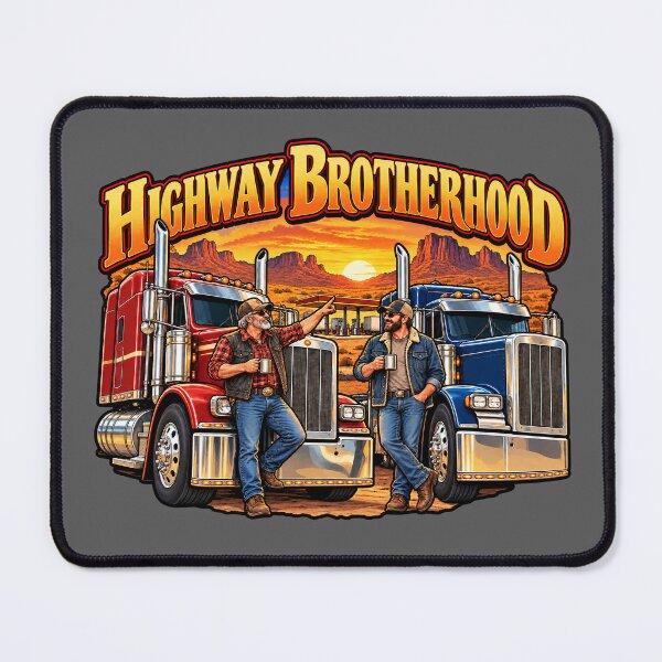 Item preview, Highway Brotherhood Trucker | Desert Sunset Semi Truck designed and sold by NomadForge.