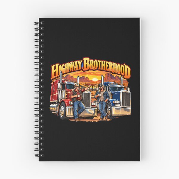 Item preview, Highway Brotherhood Trucker | Desert Sunset Semi Truck designed and sold by NomadForge.