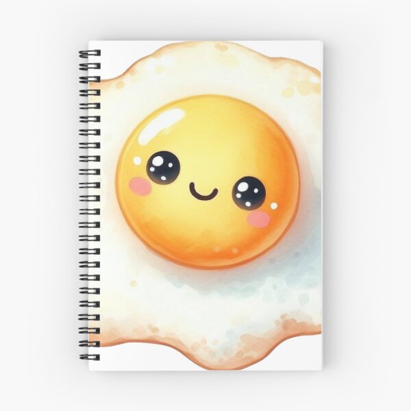 Item preview, Cute Smiling Kawaii Fried Egg Illustration    designed and sold by DesignByUmza.
