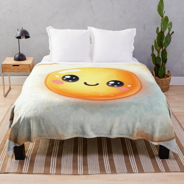 Item preview, Cute Smiling Kawaii Fried Egg Illustration    designed and sold by DesignByUmza.