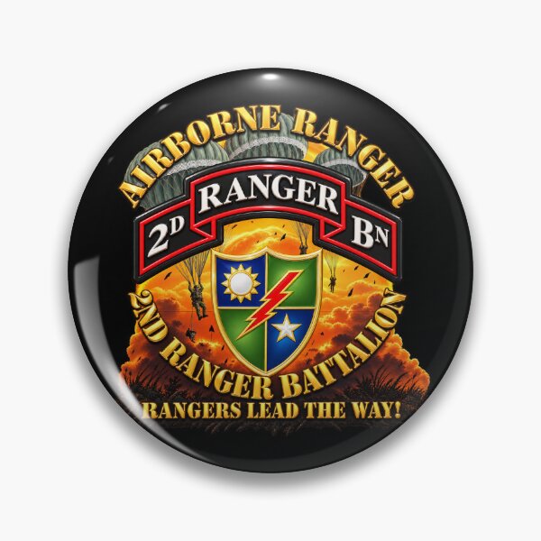 Item preview, SOF - 2nd Ranger Battalion - Airborne Ranger - 3D - Enhanced designed and sold by Military Insignia Products.