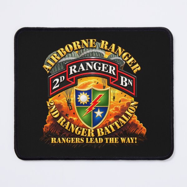 Item preview, SOF - 2nd Ranger Battalion - Airborne Ranger - 3D - Enhanced designed and sold by Military Insignia Products.