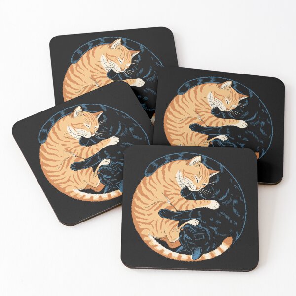 Item preview, Yin Yang Cats designed and sold by Eoli Studio.