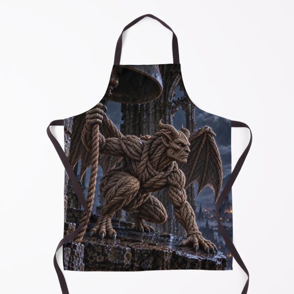 Item preview, Gargoyle on a Ruined Gothic Bell Tower designed and sold by JUTElCONIC.
