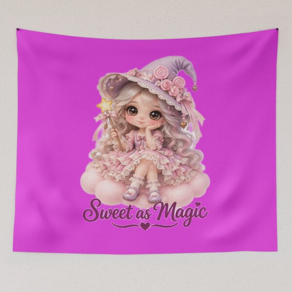 Item preview, Sweet As Magic Cute Pastel Magical Girl Art designed and sold by VICTORY LIBERTY .