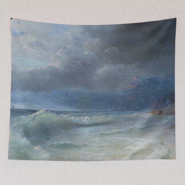 Item preview, Shipwreck on a Stormy Morning designed and sold by tomorrowsart.