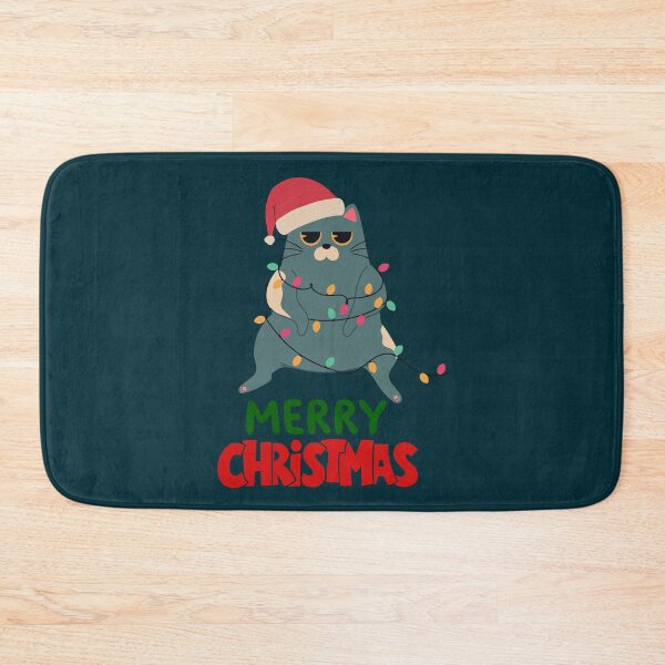 Item preview, Cute Persian Cat Merry Christmas Holiday Art designed and sold by stormk10.