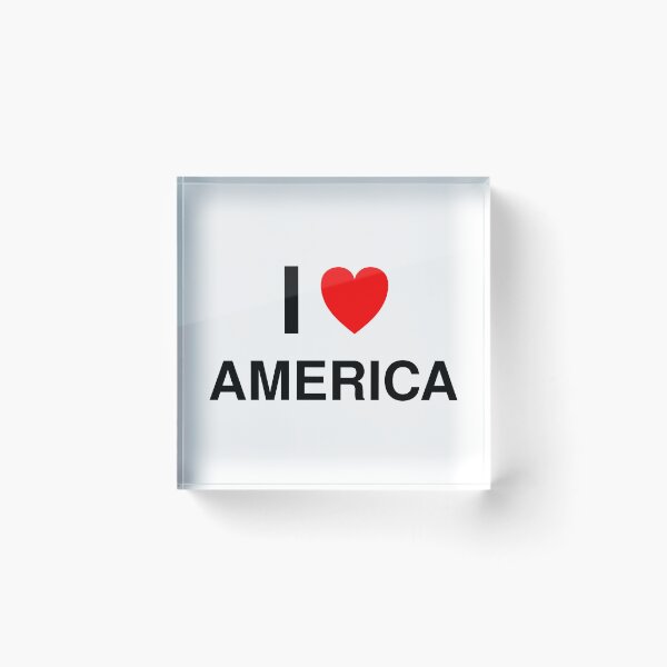 Item preview, I Love America - I Heart USA Patriotic Gift designed and sold by I Heart Everything.