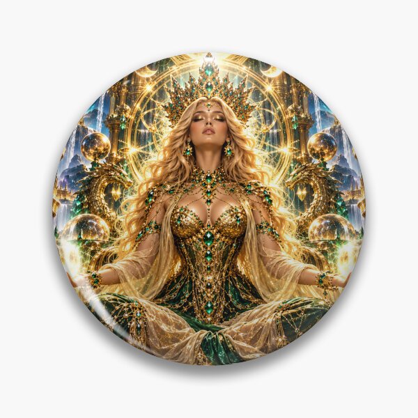 Item preview, Empress of the Eternal Golden Cosmos designed and sold by PurvaNimfaMagic.