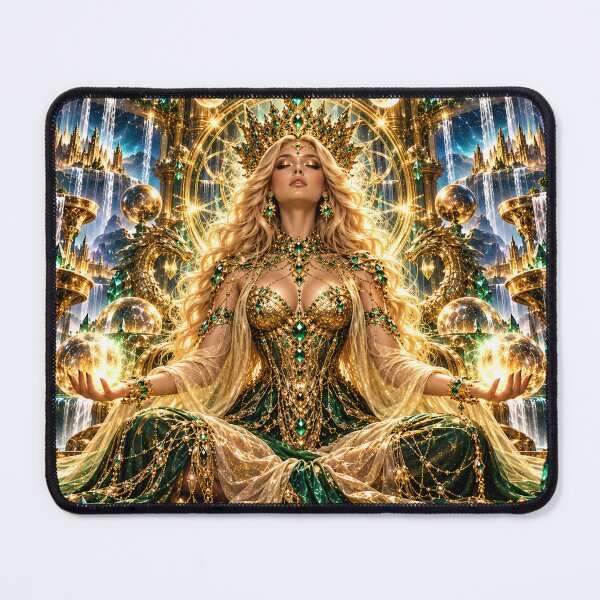 Item preview, Empress of the Eternal Golden Cosmos designed and sold by PurvaNimfaMagic.