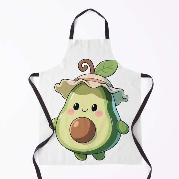 Item preview, Cute Kawaii Avocado Wearing Sun Hat    designed and sold by DesignByUmza.