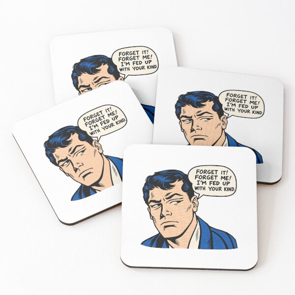 Item preview, Forget It Forget Me Retro Comic designed and sold by PICARDDIGITAL.