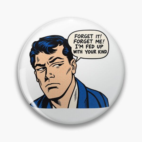 Item preview, Forget It Forget Me Retro Comic designed and sold by PICARDDIGITAL.