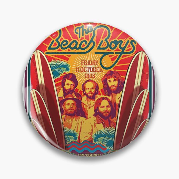 Item preview, The Beach Boys Original Custom Vintage Music Unique Poster Wall Art designed and sold by Cool Robot Bro..