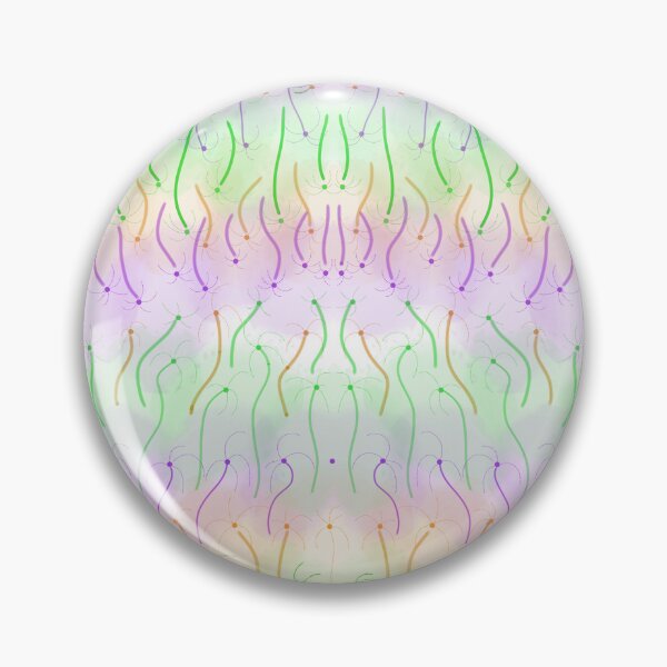 Item preview, pastel rainbow wavy abstract line pattern designed and sold by Bywithrose instant studio.