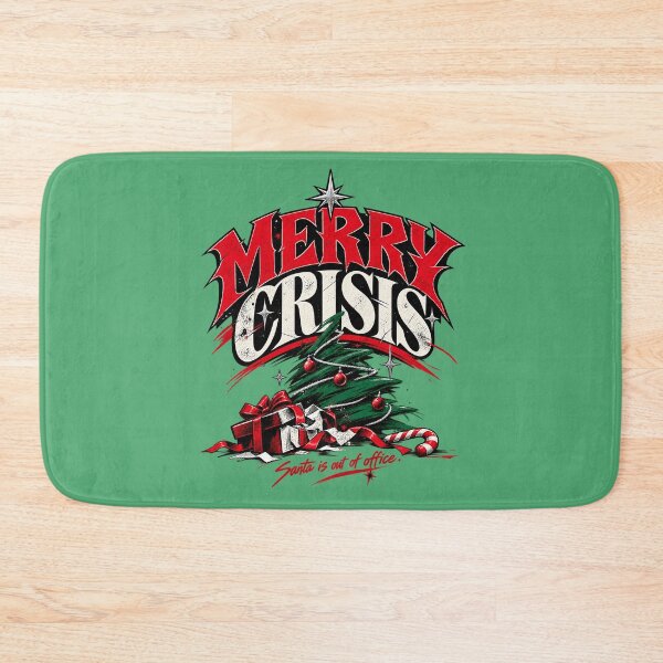 Item preview, Merry Crisis Santa Is Out Of Office Fallen Christmas Tree designed and sold by zzz888.